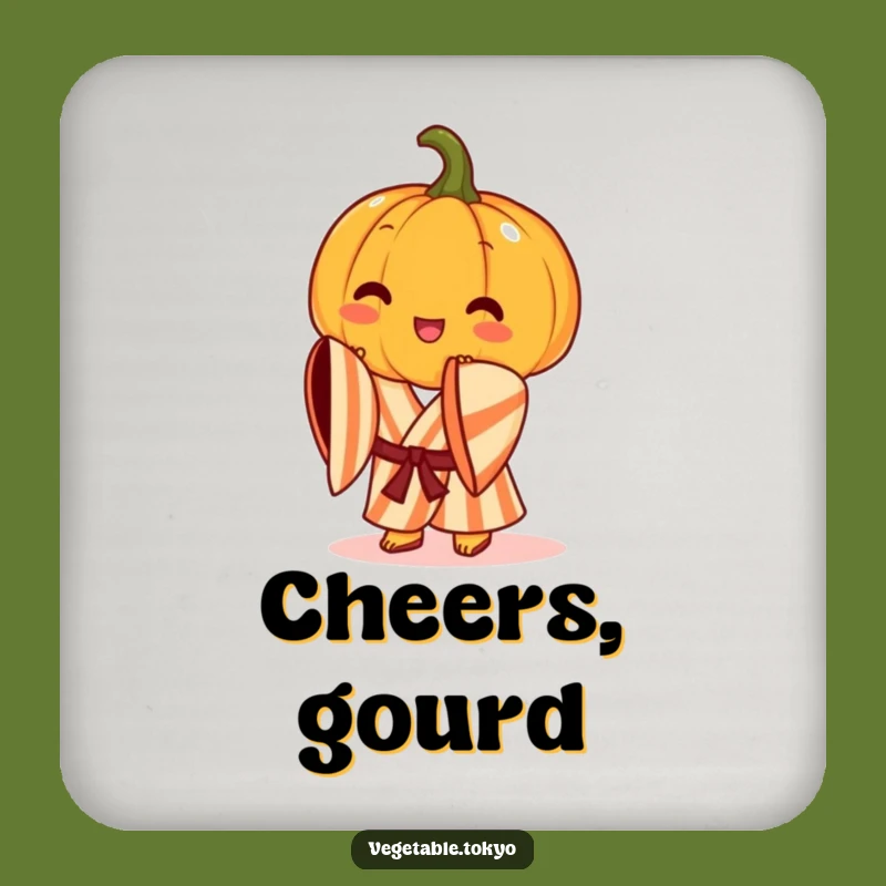 Funny Pumpkin Bow Coaster Set: Protect Surfaces with Autumn Elegance