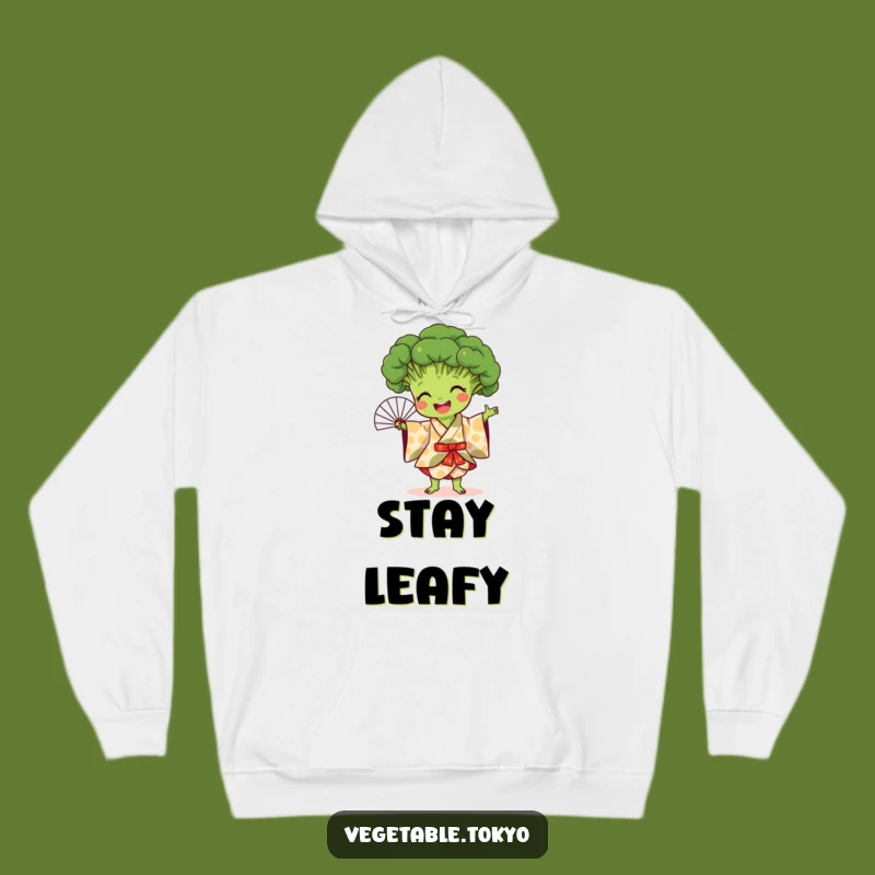 Cozy Funny Broccoli Fan Dance Hoodie: Warmth Meets Whimsical Performance