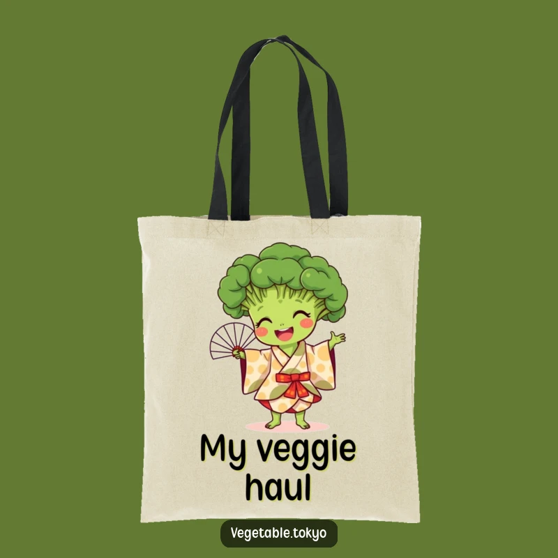 Funny Broccoli Fan Dance Tote Bag: Carry Your Enthusiasm in Style