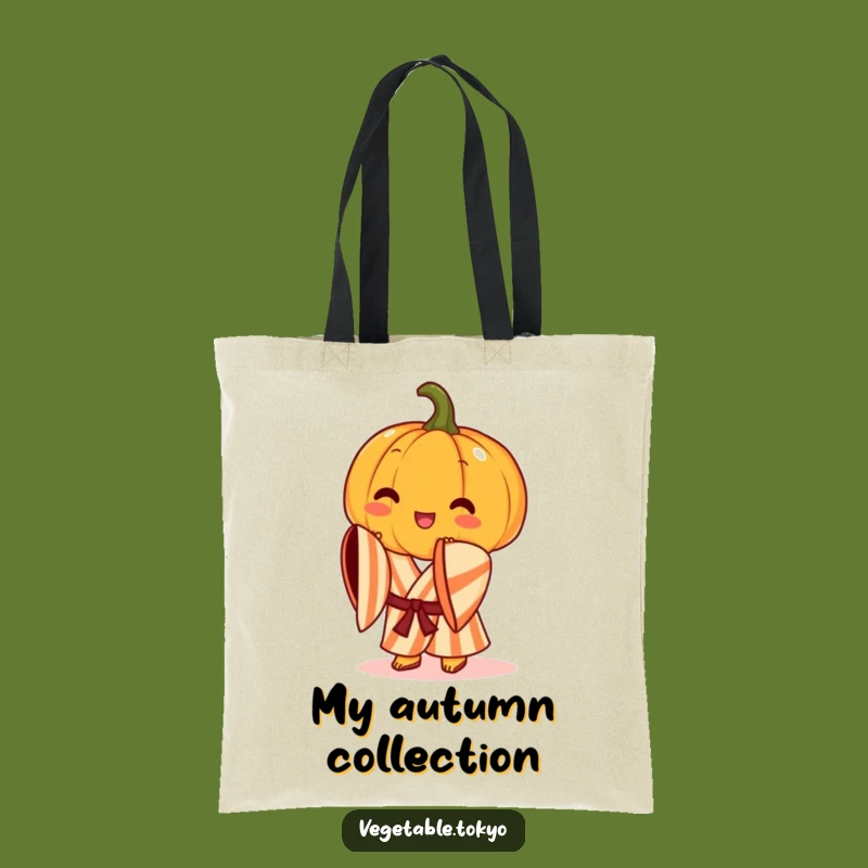 Funny Pumpkin Bow Tote Bag: Carry Autumn Cheer Everywhere
